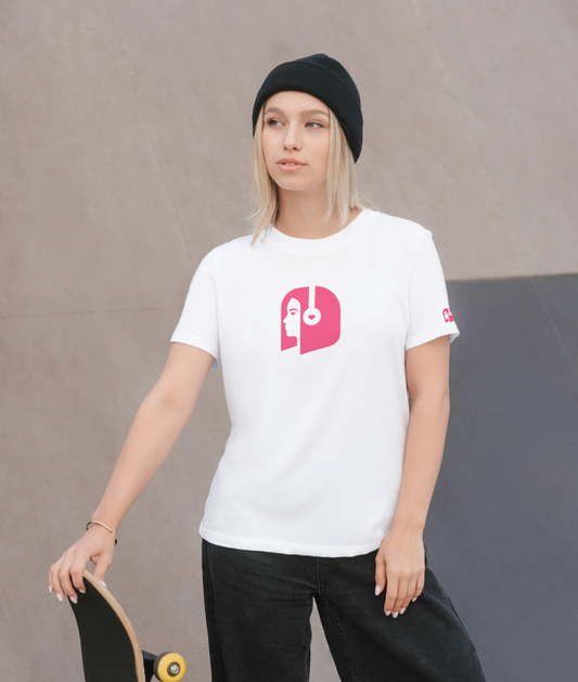 Headphone Girl-Womens Tee