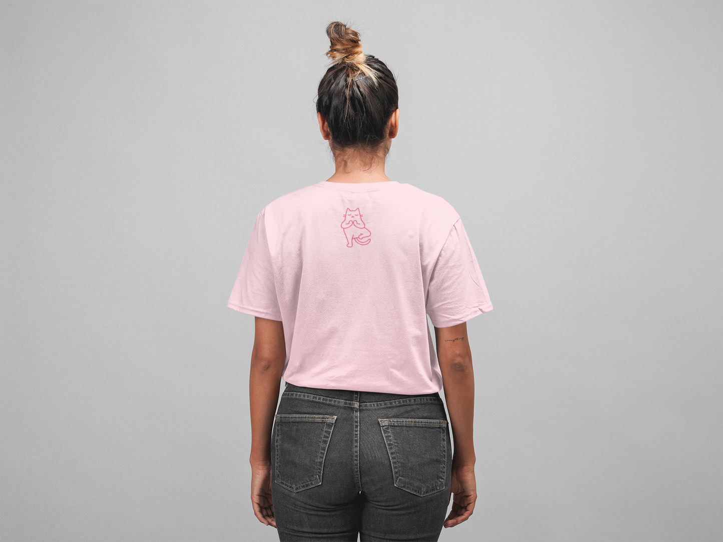 Cat Yoga-01, Womens Tee