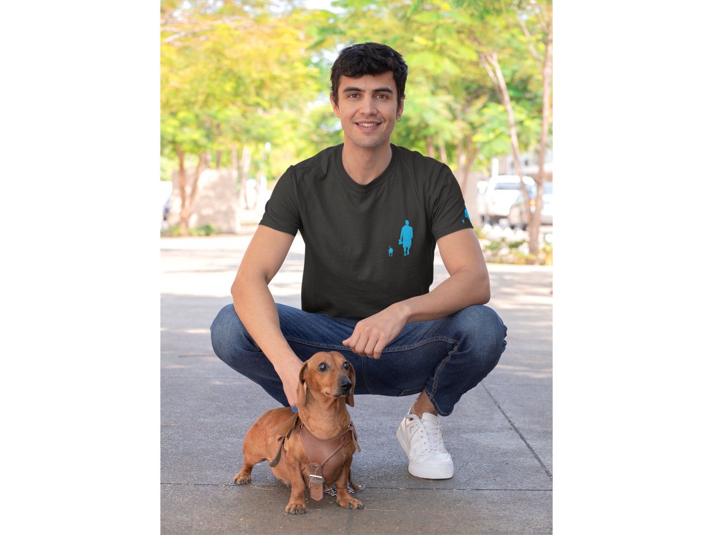 Dogwalk-01, Mens Tee