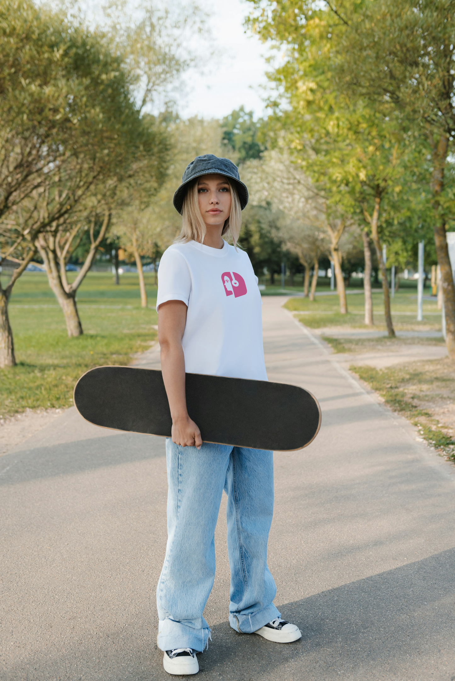 Headphone Girl-Womens Tee